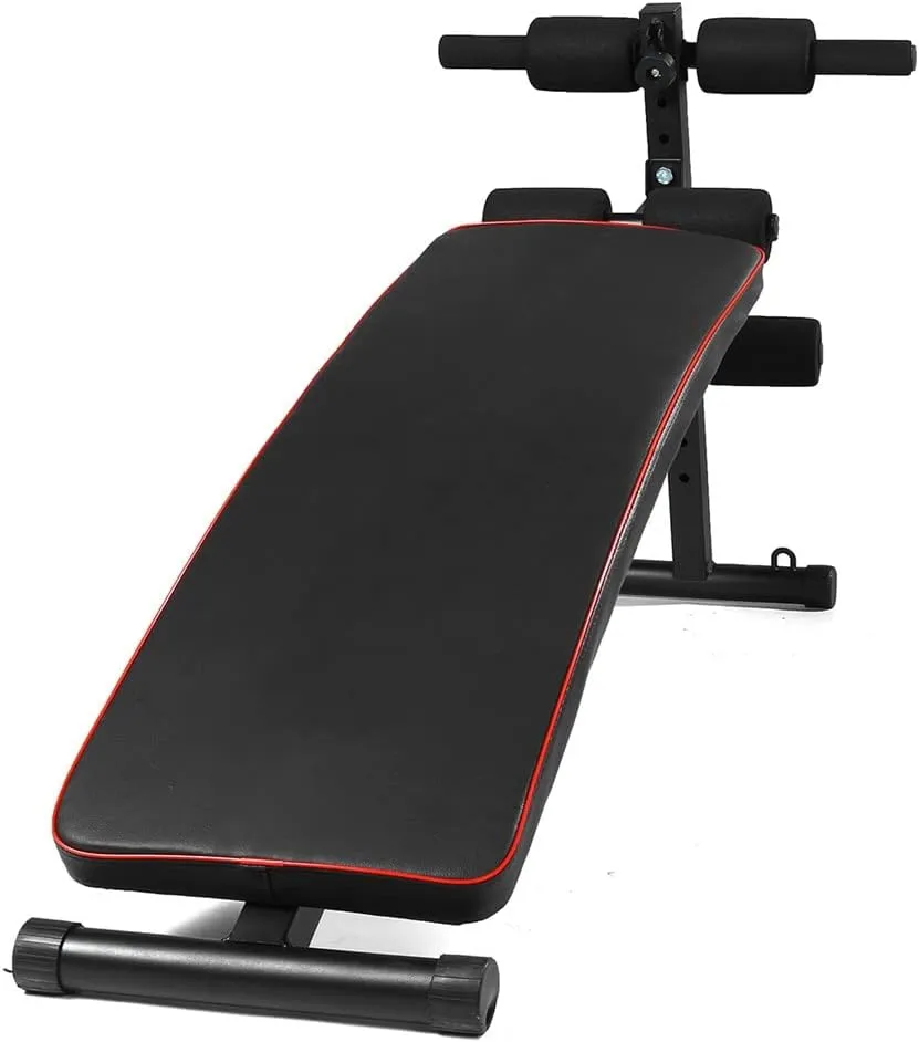 Sit Up Bench Foldable Adjustable Abdominal Muscle Training Crunch Board Exerciser Home Gym