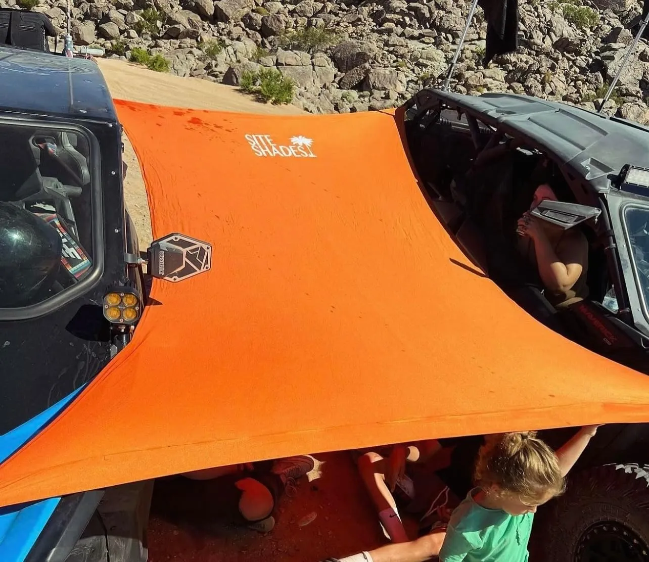 Site Shade - Orange - 9ft