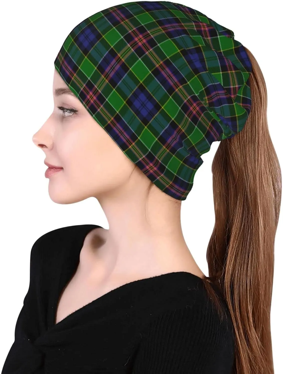 Slouchy Beanie for Men and Women, Multifunctional Beanie hat Multifunctional Scarf Running Beanie Hat