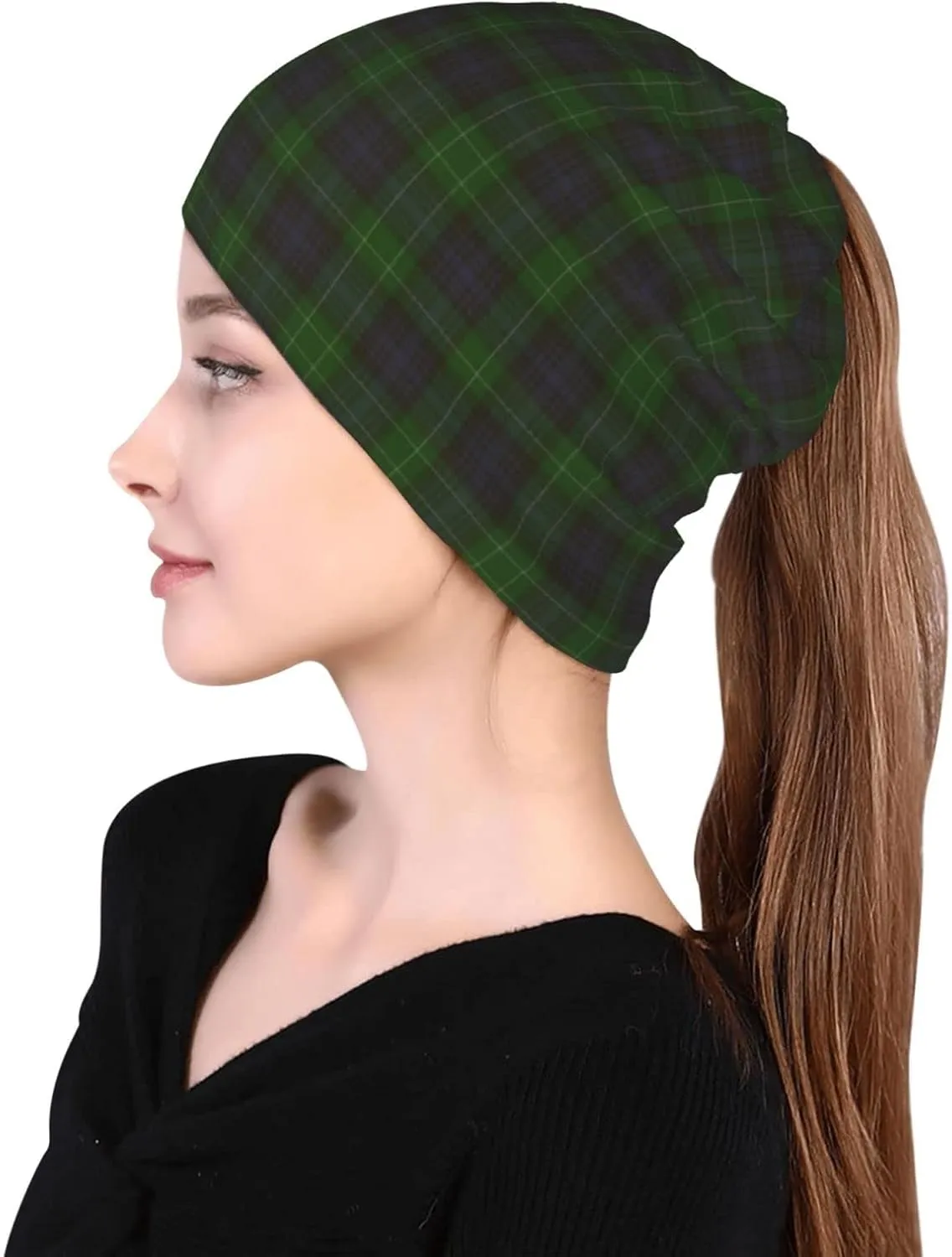 Slouchy Beanie for Men and Women, Multifunctional Beanie hat Multifunctional Scarf Running Beanie Hat