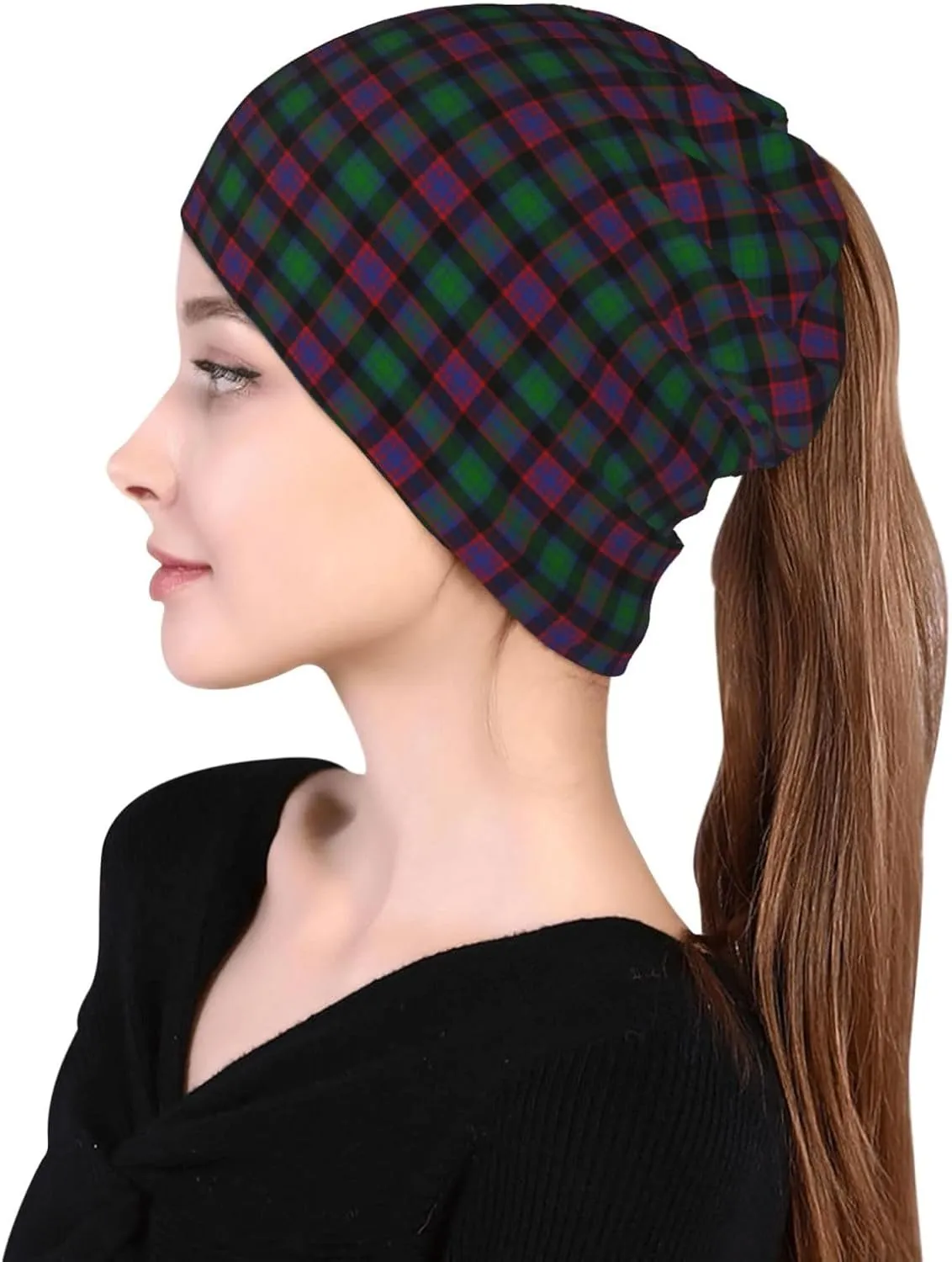 Slouchy Beanie for Men and Women, Multifunctional Beanie hat Multifunctional Scarf Running Beanie Hat