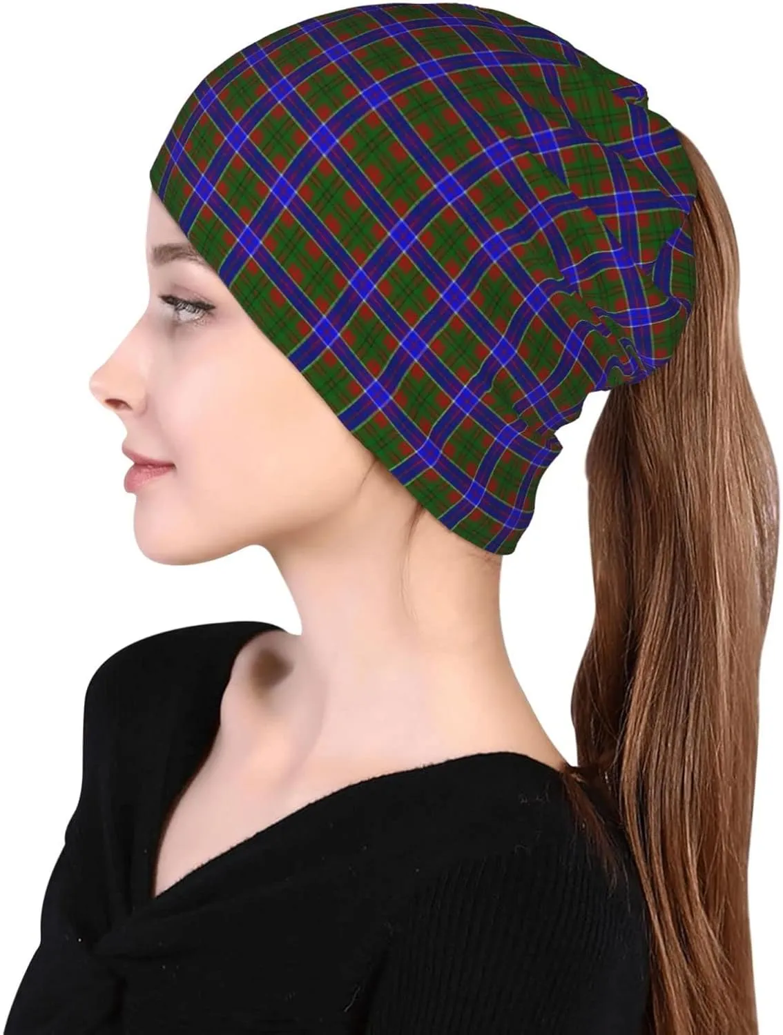 Slouchy Beanie for Men and Women, Multifunctional Beanie hat Multifunctional Scarf Running Beanie Hat
