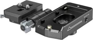 SmallRig NP-F Battery Plate with Quick Release Plate for Arca-Swiss, Dual DC Output ports, Compact & Foldable NP-F Battery Adapter Plate for DSLR Camera, Tripod, Compatible with NP-F970 Battery - 4696