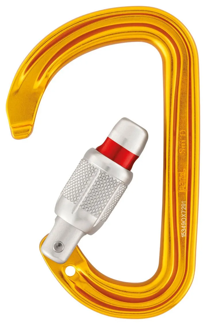 Sm'D Screw-Lock, locking carabiner