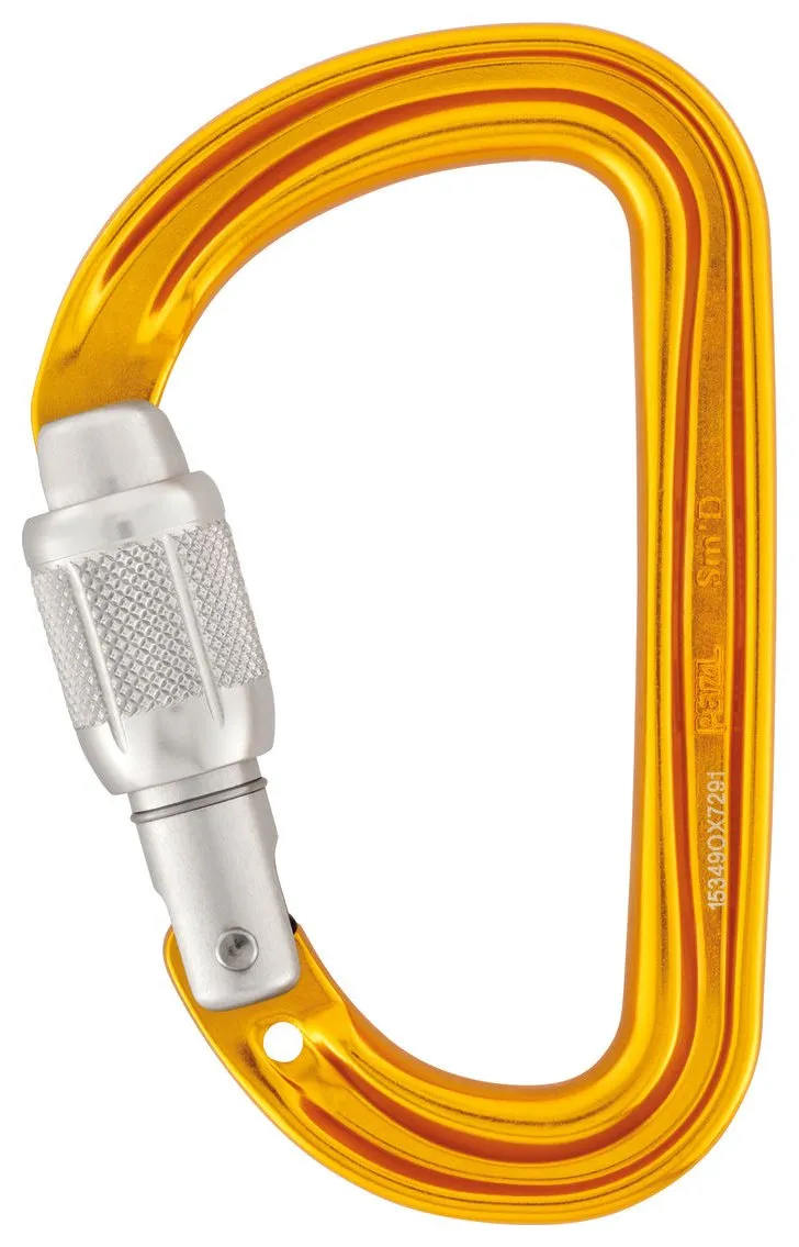 Sm'D Screw-Lock, locking carabiner