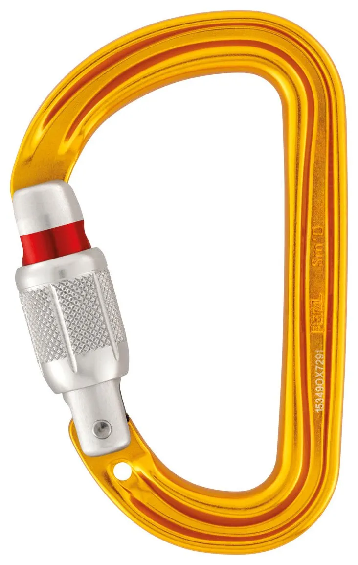Sm'D Screw-Lock, locking carabiner