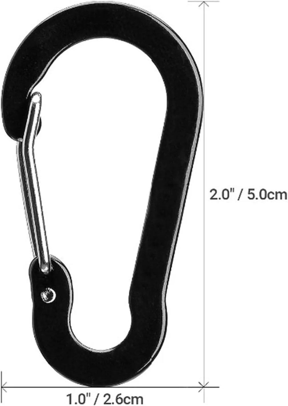 Snap Hooks 5pcs Tools Carabiner Outdoor Backpack Camping Climbing Hook Keychain Lock Buckle Snap Clip