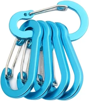 Snap Hooks 5pcs Tools Carabiner Outdoor Backpack Camping Climbing Hook Keychain Lock Buckle Snap Clip
