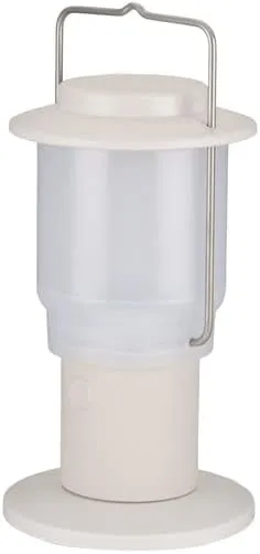 Snow Peak Mini Hozuki - Battery-Powered & Lightweight Camping Light - Portable Lantern for Soft, Ambient Light, Ivory