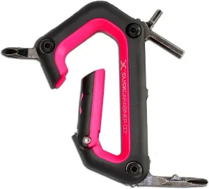 Snowboard Carabiner Tool (Neon Pink)