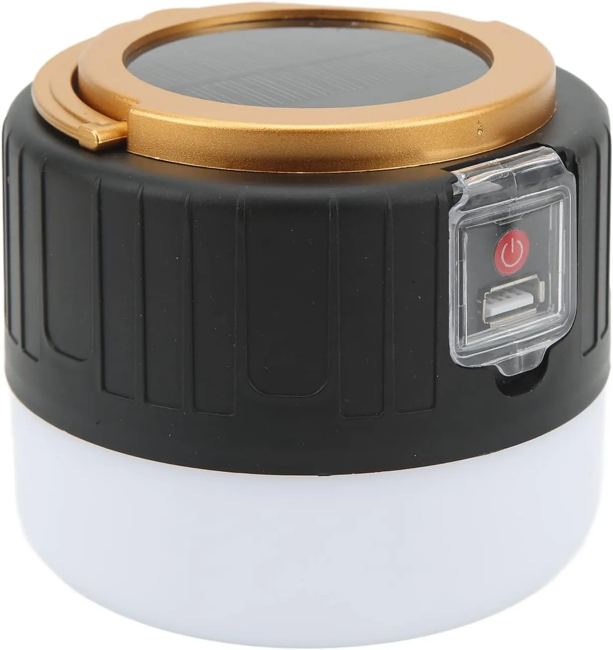 Solar Cam Light with 3 Modes, USB Rechargeable Bright LED Tent Lantern for Outdoor Emergency Use - D (#1)