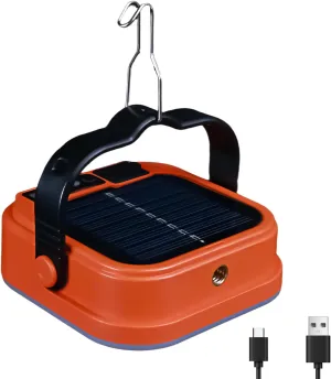 Solar Camping Lantern Rechargeable -1000LM 6000mAh Portable Tent Light, IP65 Waterproof Outdoor LED Lantern Essential for Camping/Hiking/Emergencies/Power Outages