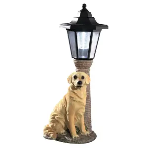 Solar Golden Retriever Lantern