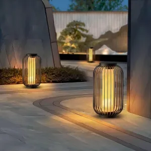 Solar Lantern Birdcage - Decorative Outdoor Lighting