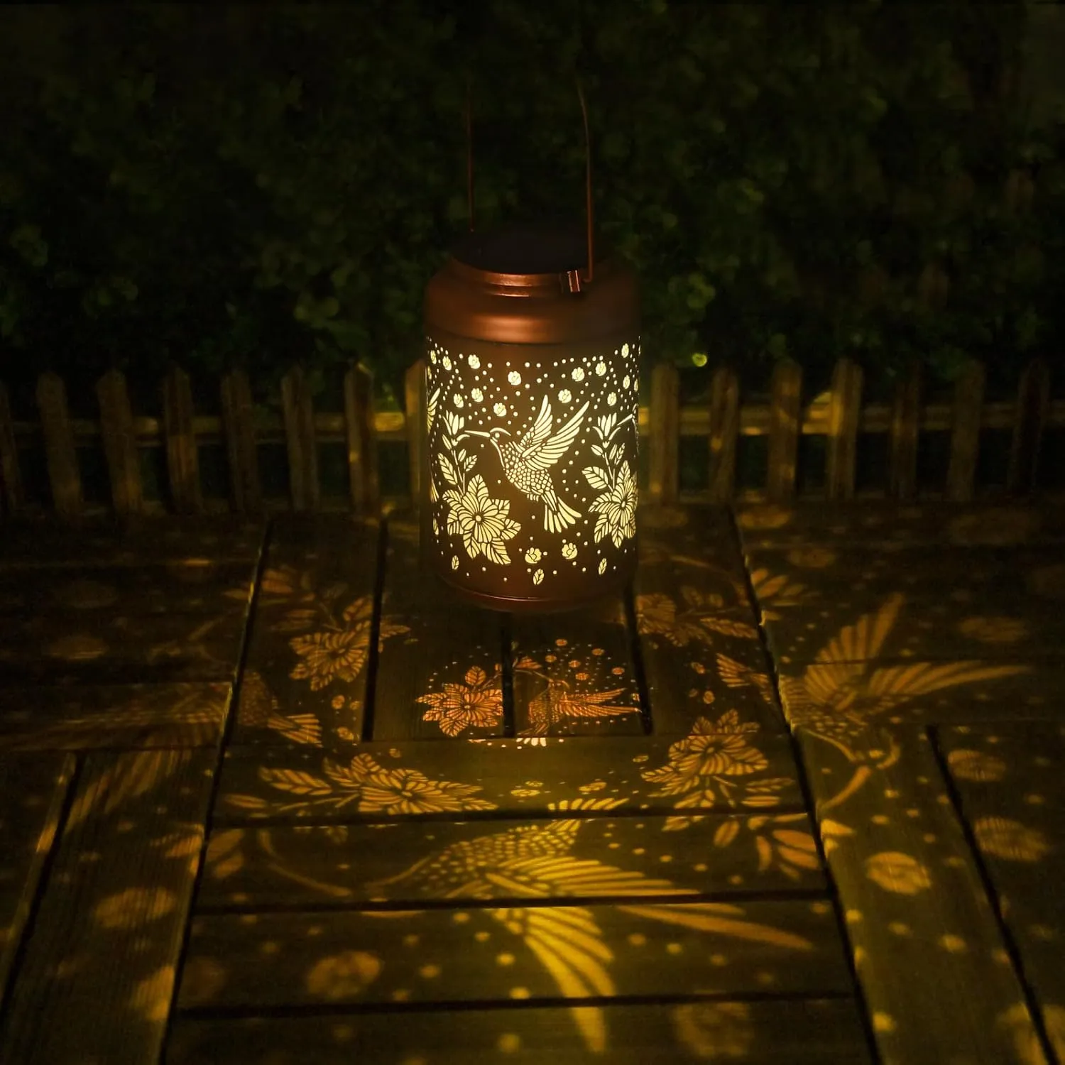 Solar Lights Outdoor Waterproof Garden Decor - Hummingbird Solar Lantern Birthday Gifts for Women, Men, Father Day Gifts, Decoration Outside for Outdoor, Yard, Backyard, Lawn, Balcony, Garden Deals
