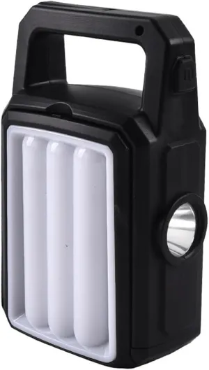 Solar Outdoor Lantern Camping Light Rechargeable Emergency LED Tent Work Light Portable Handheld Camping Lamp for Travel and Emergencies
