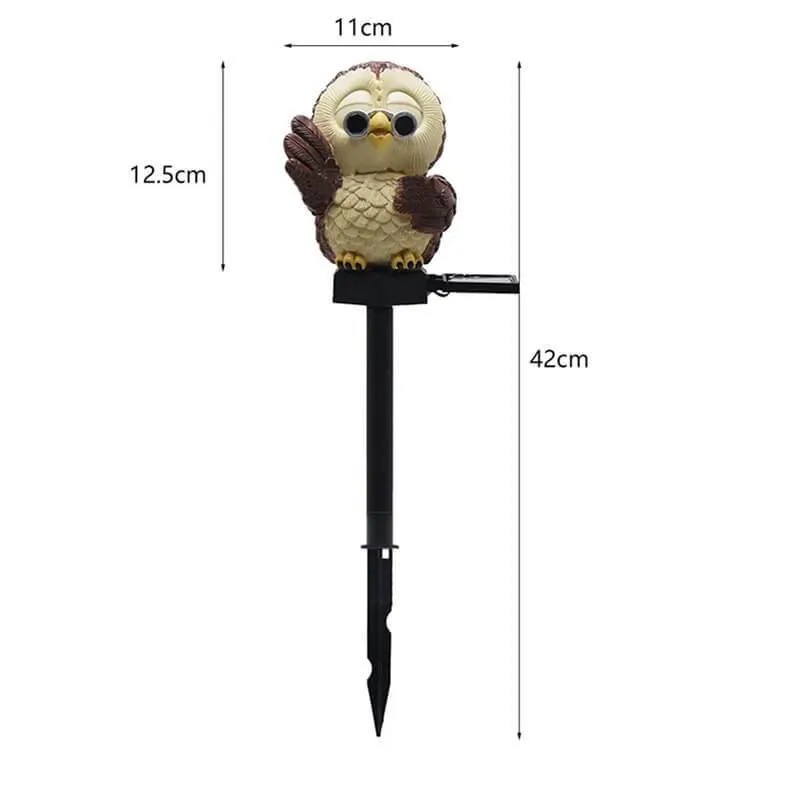 Solar Owl Lantern - Decorative Outdoor Light