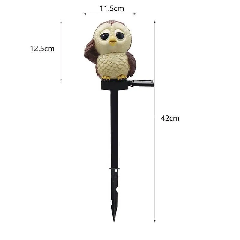 Solar Owl Lantern - Decorative Outdoor Light