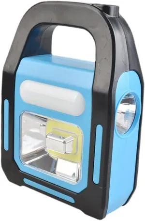 Solar Rechargeable Portable Camping Lantern for Outdoor Use for Car Repair Fishing Construction and Emergency Power Outages