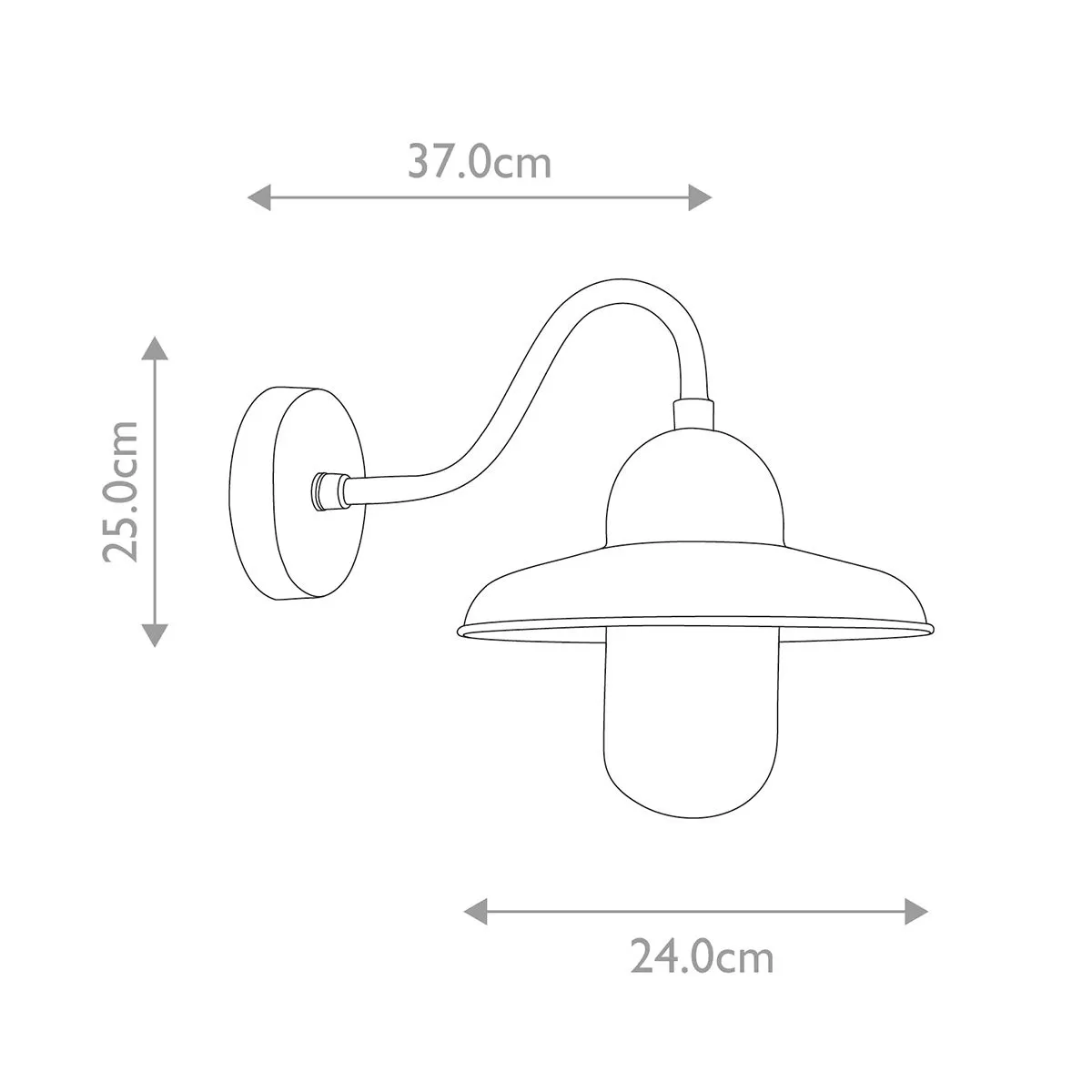 Somerton 1 Light Wall Lantern | Aged Brass