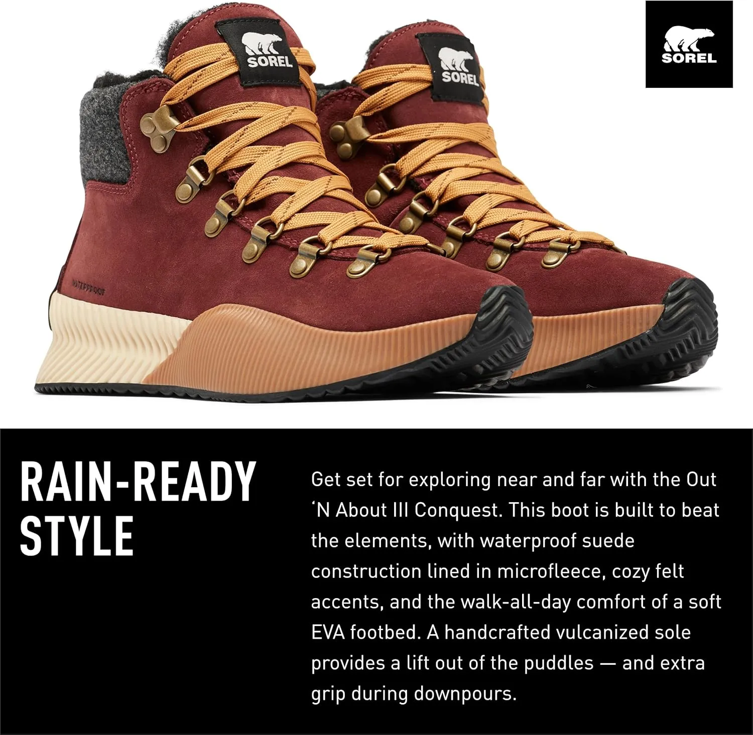 Sorel Women's Out N About lll Conquest Waterproof