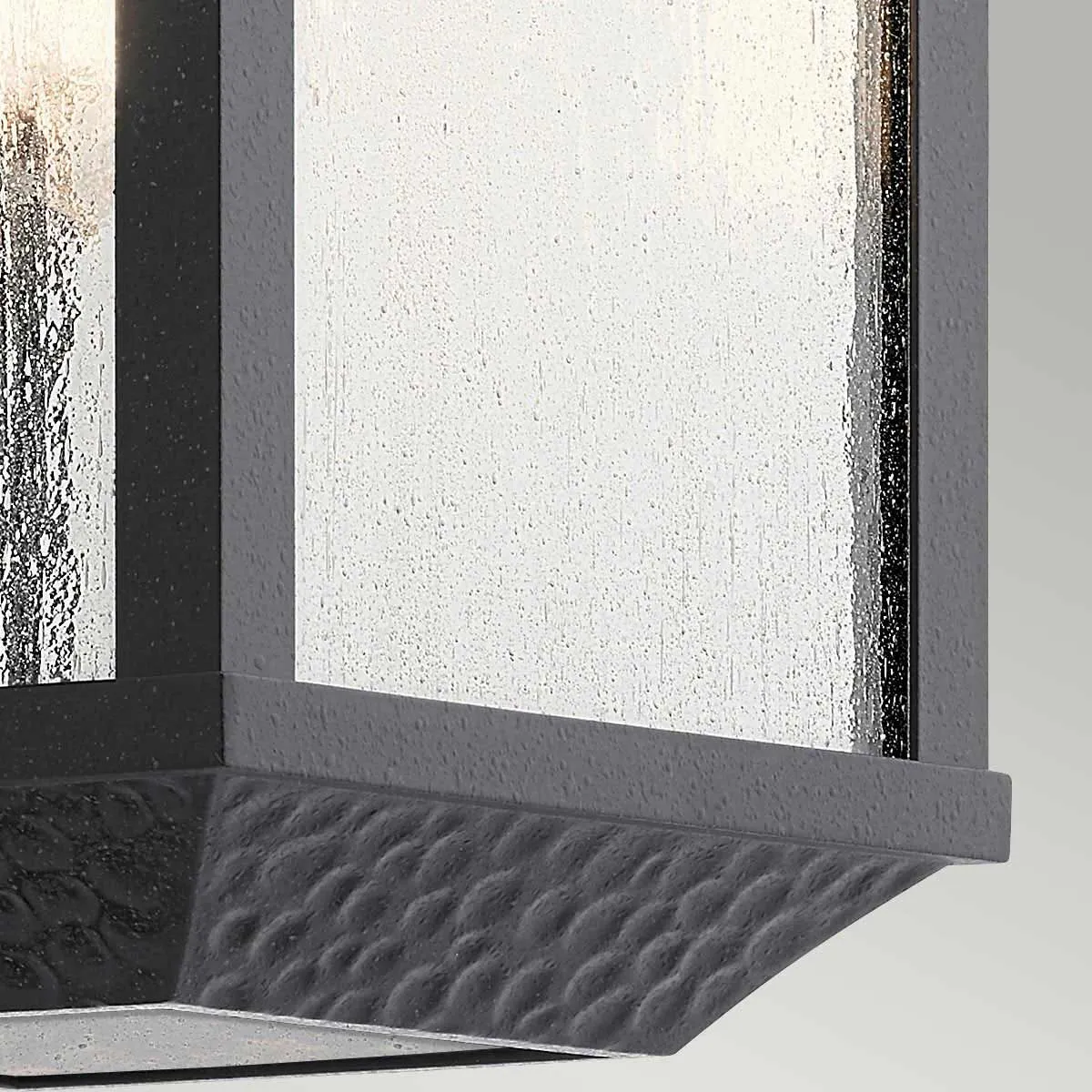 Springfield 1 Light Medium Wall Lantern | Distressed Black