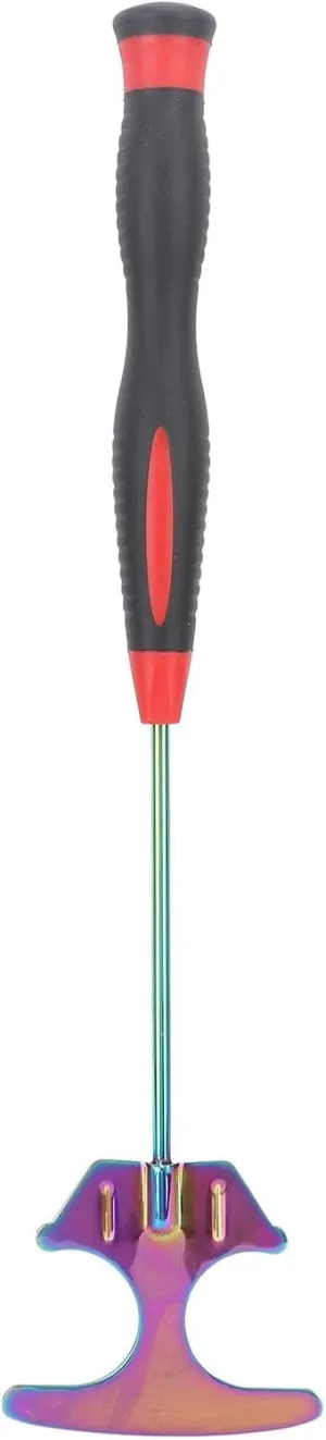 Stainless Steel Fishing Bait Shovel with Foldable Head, Shrimp Bait Scoop, for Sea and Rock Fishing
