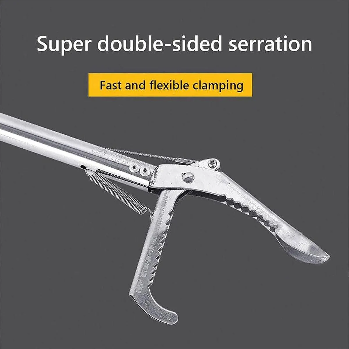 Stainless Steel Multi-Purpose Folding Eel Clip Anti Dislodgement Fishing Tool