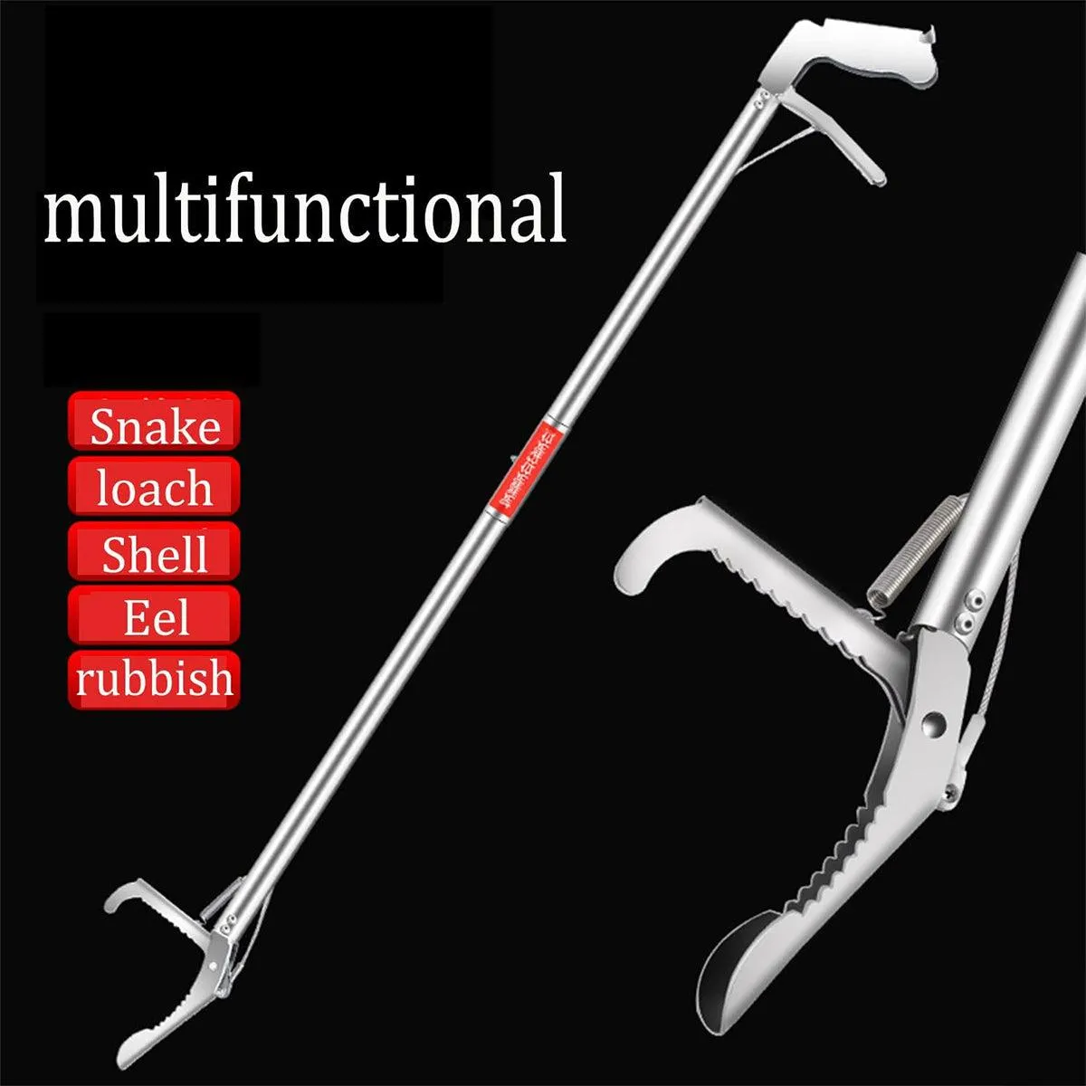 Stainless Steel Multi-Purpose Folding Eel Clip Anti Dislodgement Fishing Tool
