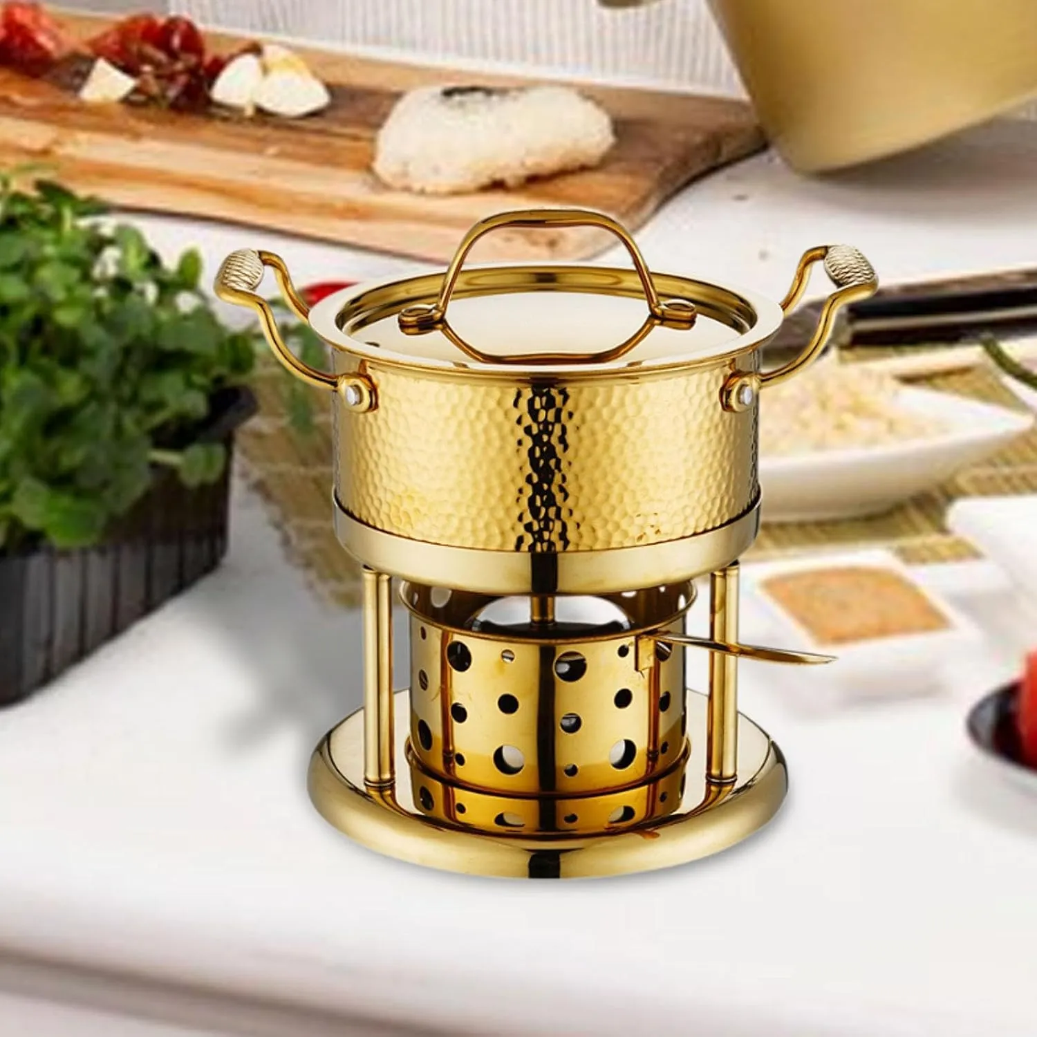 Stainless Steel Outdoor Cooking Kit for Campers and Hikers B(B)