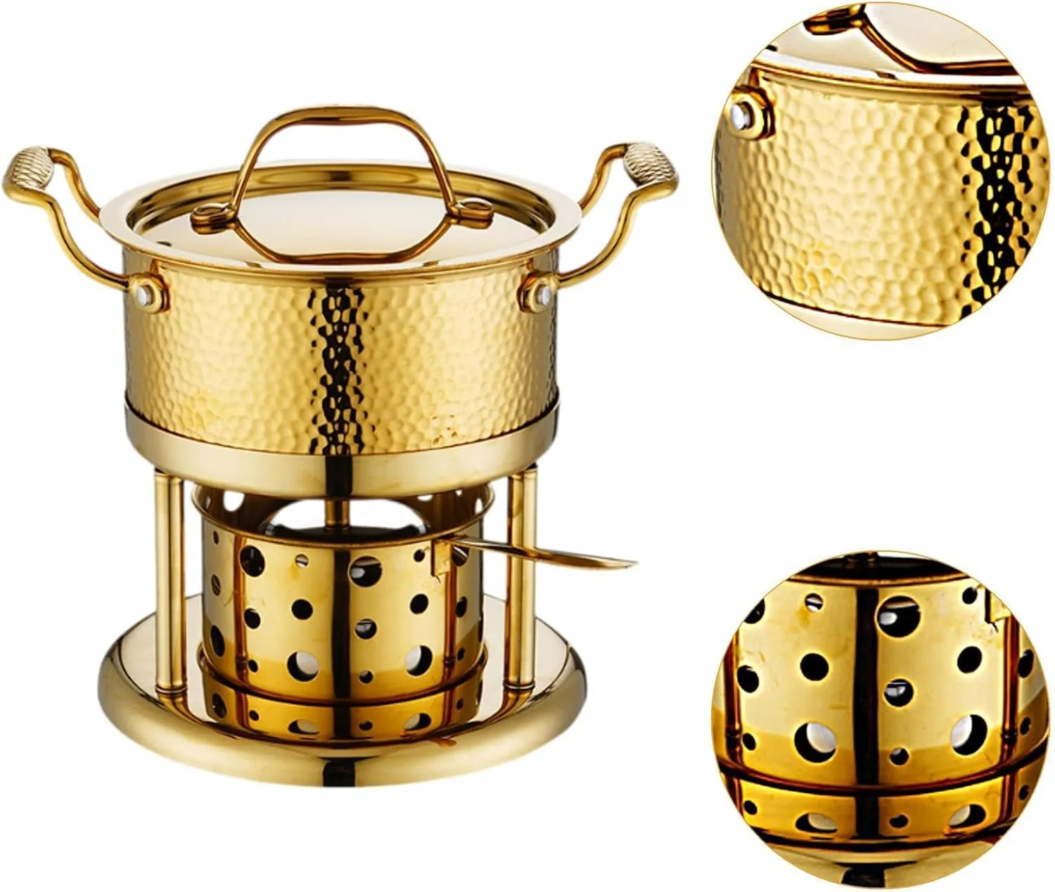 Stainless Steel Outdoor Cooking Kit for Campers and Hikers B(B)