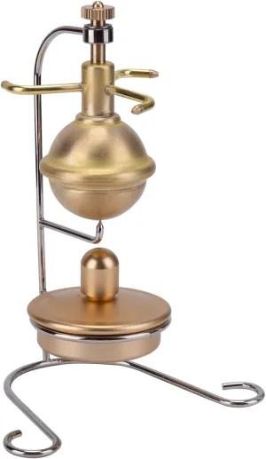 Steam Engine Model Mini Pure Copper Vertical Type Engine, Physics Science Experiment Engine Gift for Adults-2.7 x 3.9 x 5.2 in