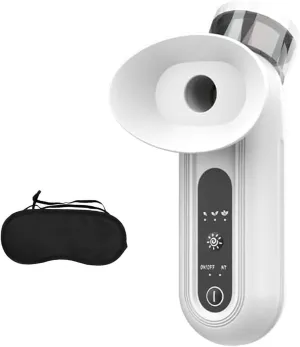 Steam Therapy for Dry Eyes, Eye Mist Steam Sprayer, Portable Rechargeable Eye Steamer with Cold and Hot Compress Modes, for Moisturizing & Cleaning