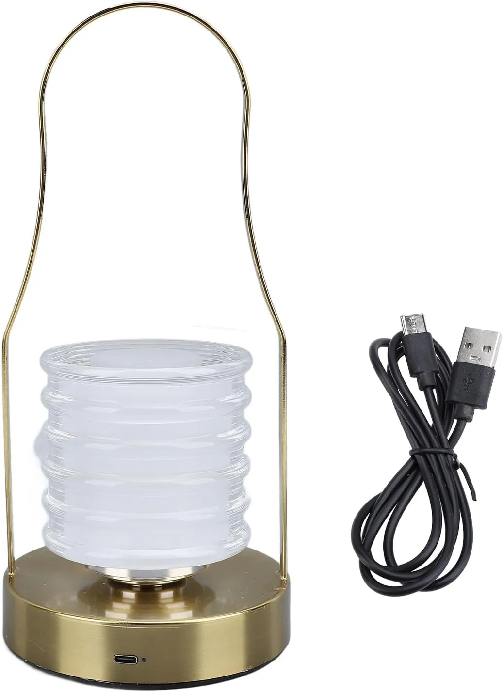 Stepless Dimmable LED Cordless Lantern, Long Battery Life, 3 Lighting Modes, Handle, Romantic Soft Lighting, Suitable for Home, Camping, Party