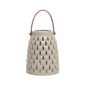 Stoneware LED Solar Lantern