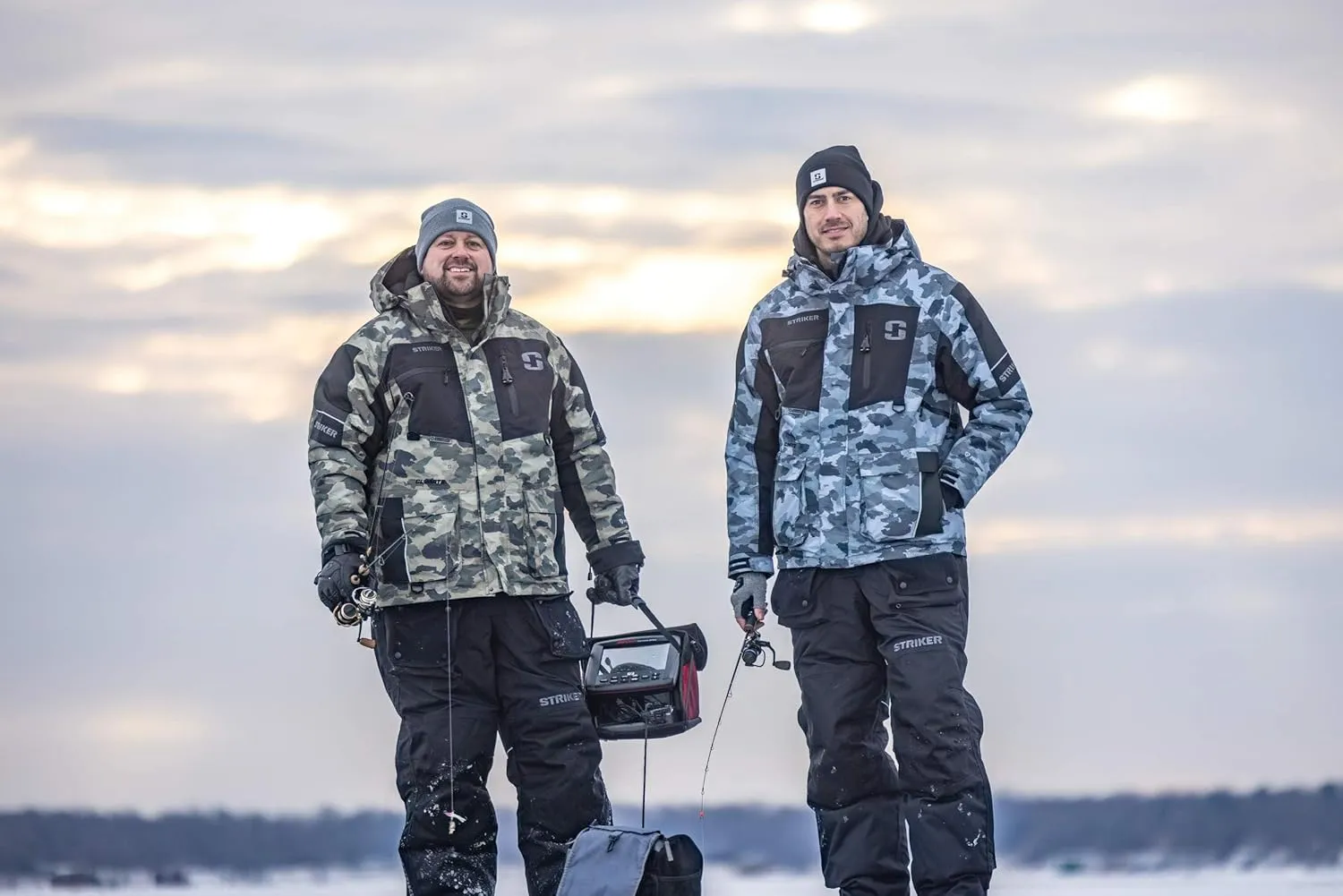 Striker Men’s Climate 3-in-1 Insulated, Waterproof Ice Fishing Jacket with Sureflote Flotation Technology