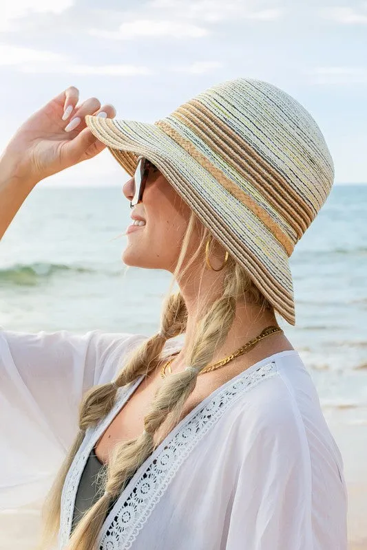 Stripe Bucket Sunhat