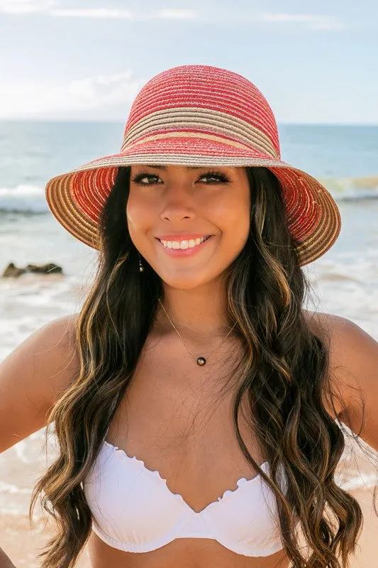 Stripe Bucket Sunhat