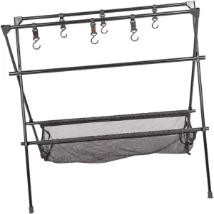 Sturdy Camping Shelves Tripod Grill Rack Hanging Rack for Outdoor Activities