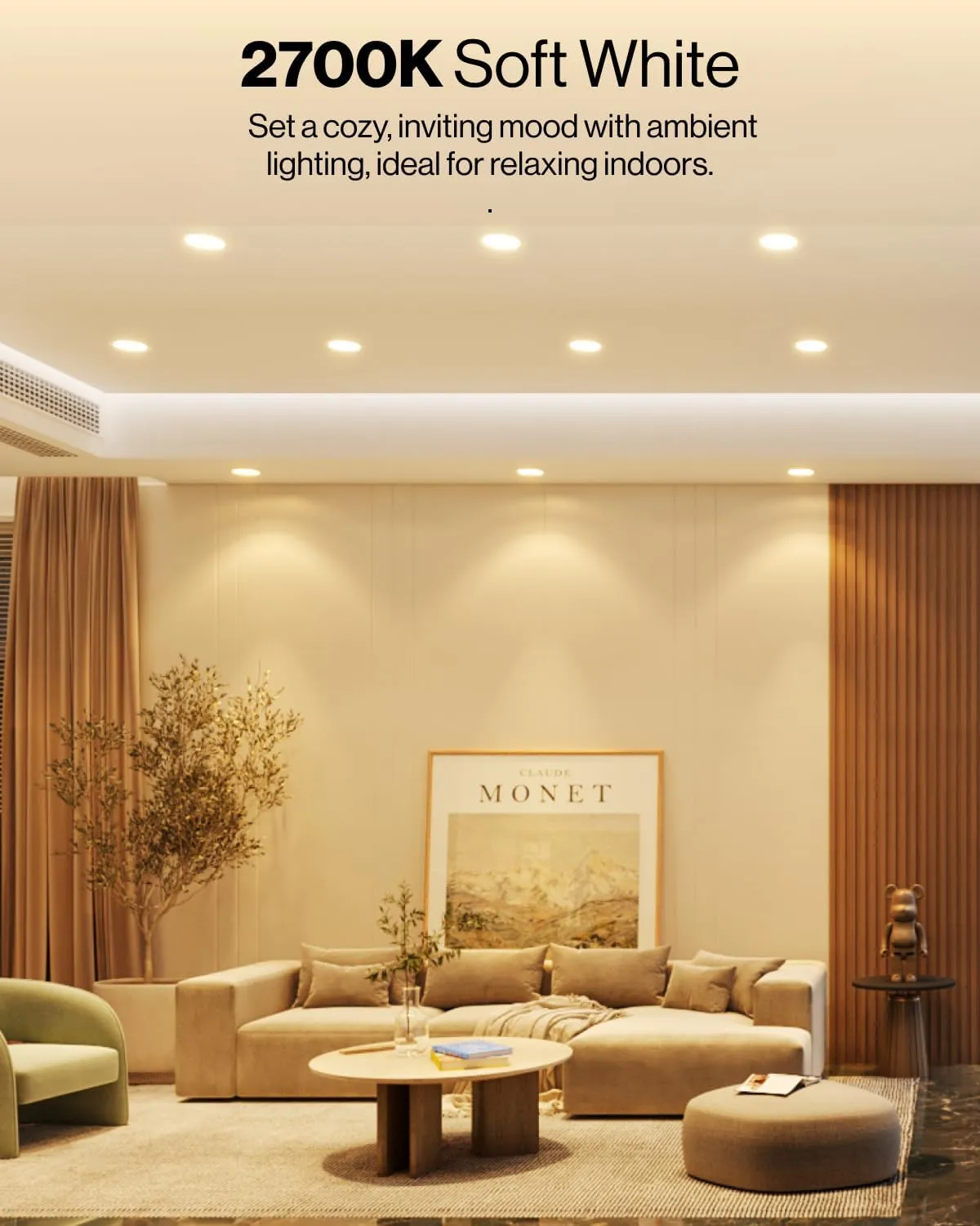 Sunco 12 Pack Retrofit LED Recessed Lighting 6 Inch, 2700K Soft White, Dimmable Can Lights, Baffle Trim, 13W=120W, 965 LM, Damp Rated.