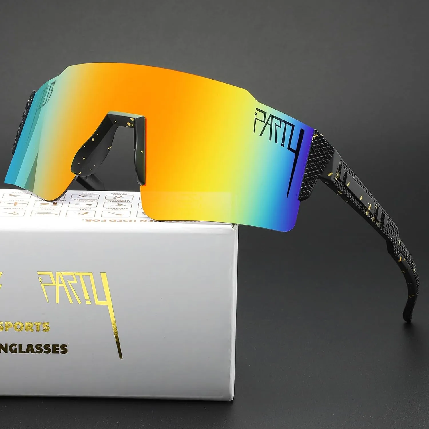 Sunglasses Womens Men Youth Polarized Sports UV400,Cycling Baseball Running Fishing Golf Hiking Skiing Driving