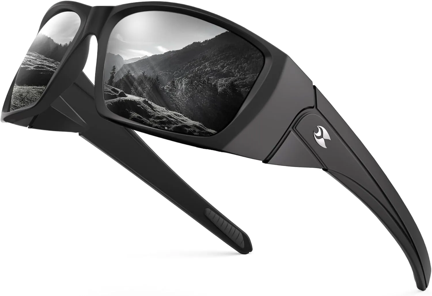 suoso Polarized Sports Sunglasses for Men: Women UV400 Protection Wrap Around Sun Glasses for Fishing Cycling Running TR90