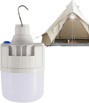 Super Bright LED Camping Lantern - Power Outage Light Bulbs, Non-Dimmable Outdoor Tent Light for Courtyard, Garden & Emergency Use