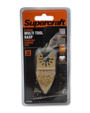 Supercraft Blade Multi Tool Rasp Carbide 33mm