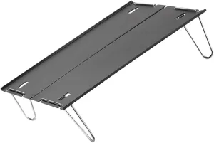 SUPVOX Collapsible Aluminum Table Portable Desk Easy Folding Camping Tea Table