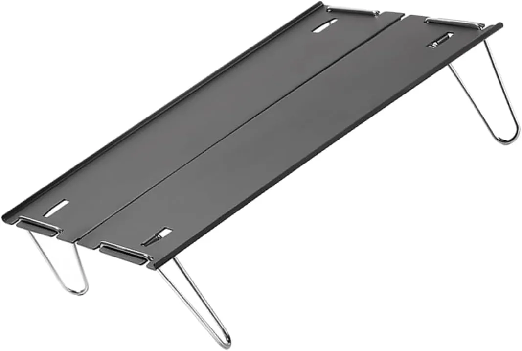 SUPVOX Collapsible Aluminum Table Portable Desk Easy Folding Camping Tea Table