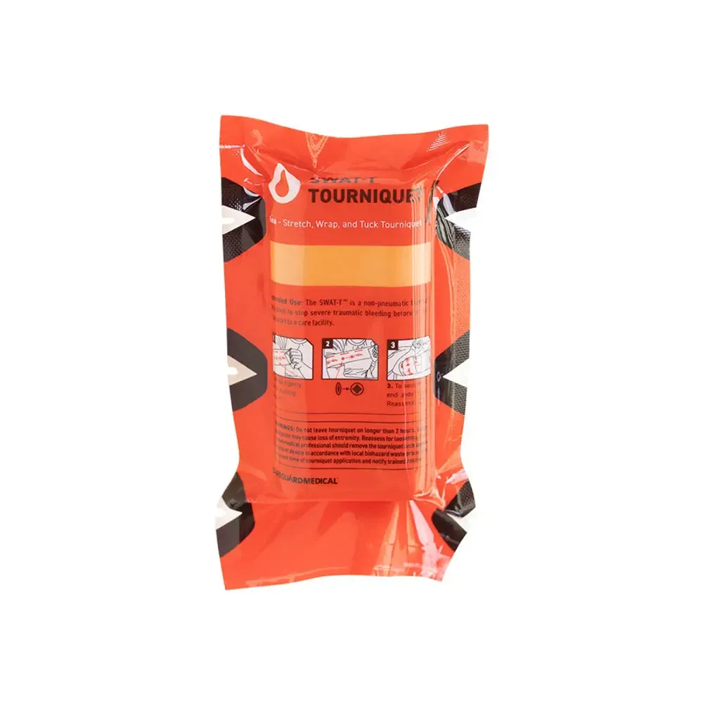 SWAT-T - Stretch Wrap and Tuck Tourniquet (Rescue Orange)