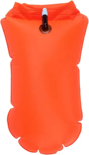 Swim Buoy, Inflatable Aid Float, Portable Dry Bag with Double Air Chambers, Safety Swimming Accessory for Beach Sports, Swimming Lessons, Lake Pool Use, Adults and School Training