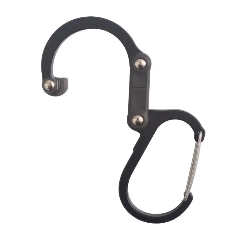 Swivel Buckle Spring Carabiner Clips - 360° Rotatable Heavy Duty Carabiner