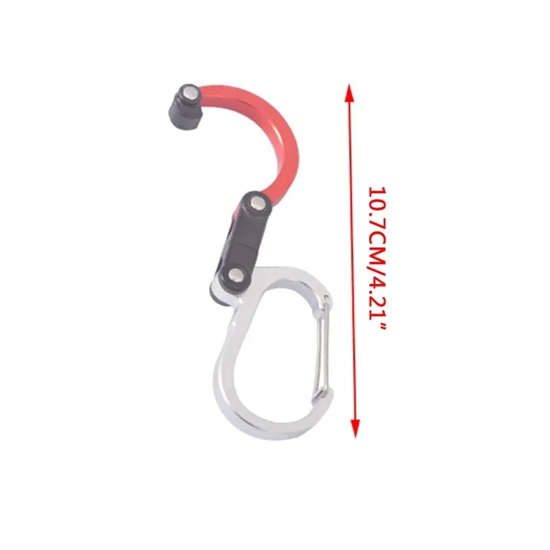 Swivel Buckle Spring Carabiner Clips - 360° Rotatable Heavy Duty Carabiner